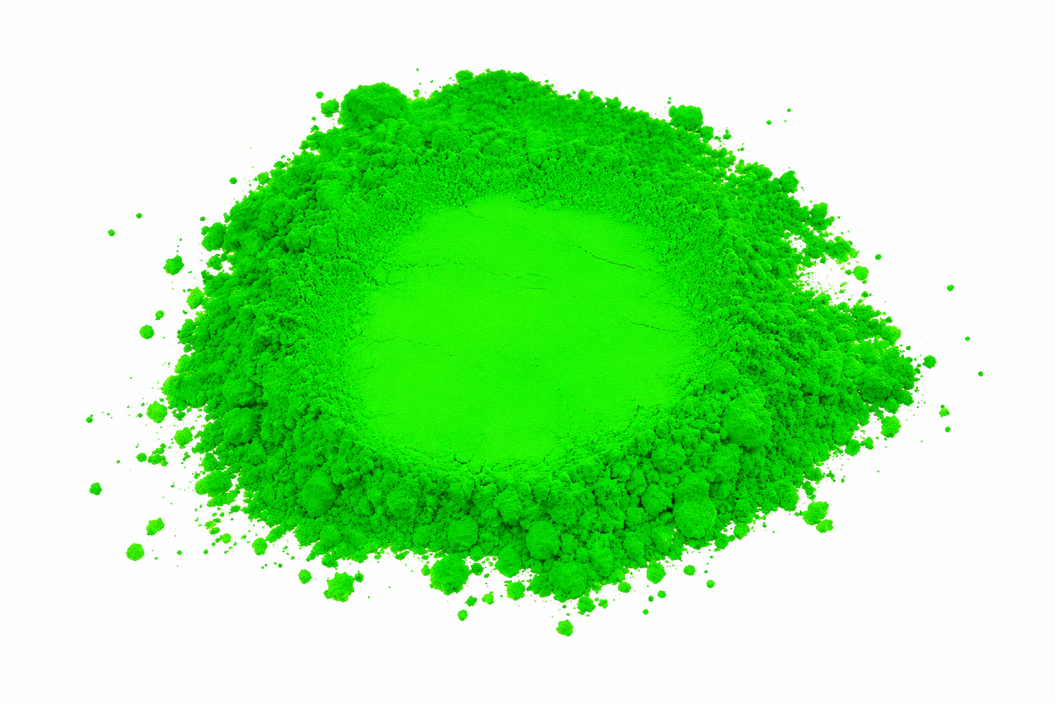 Neon Green pigment powder sachets